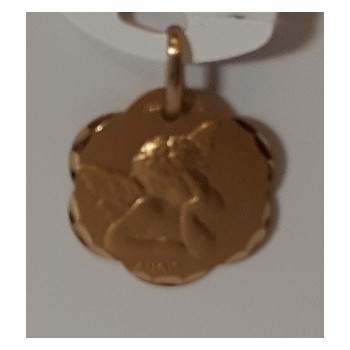médaille or 18 ct  angelot