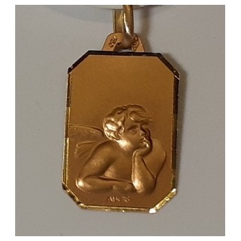 médaille or 18 ct jaune...
